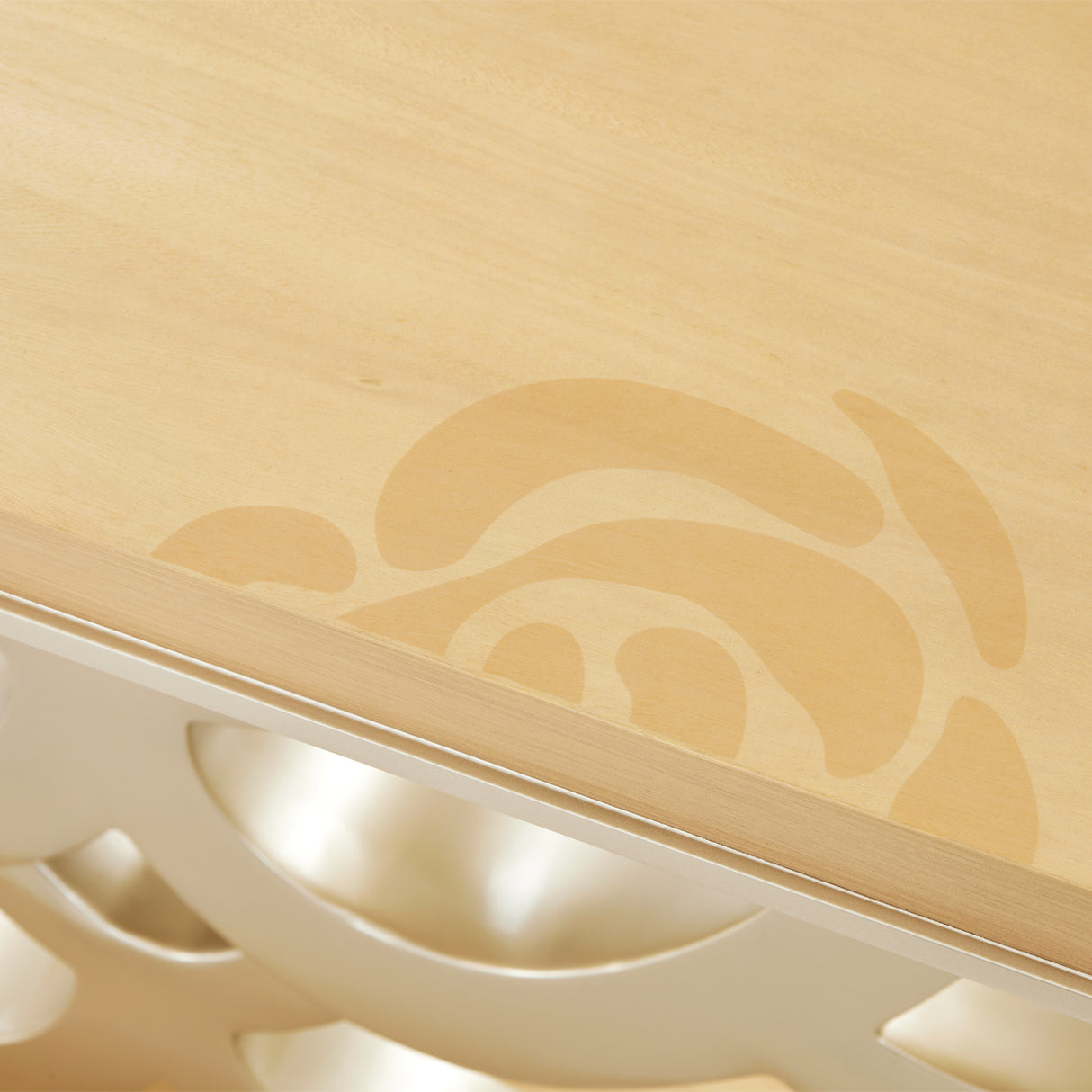 Camellia Field Caramel Console Table from Michael Amini - Luna Furniture