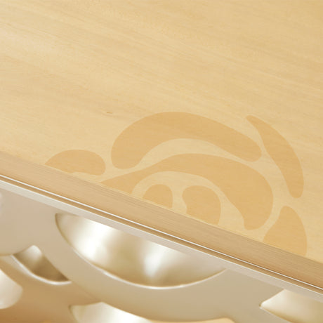 Camellia Field Caramel Console Table from Michael Amini - Luna Furniture