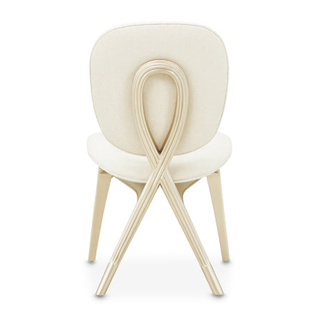 Camellia Field Caramel Vanity Chair from Michael Amini - Luna Furniture
