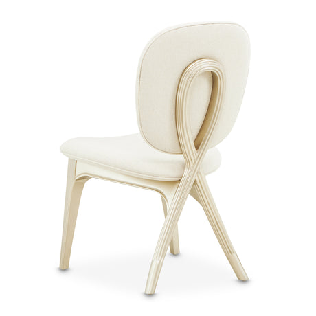 Camellia Field Caramel Vanity Chair from Michael Amini - Luna Furniture