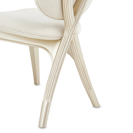 Camellia Field Caramel Vanity Chair from Michael Amini - Luna Furniture
