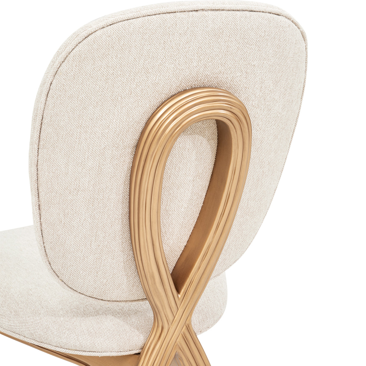 Camellia Field Pecan Warm Pecan Camellia Field Vanity Chair Warm Pecan from Michael Amini - Luna Furniture
