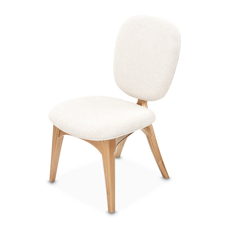 Camellia Field Pecan Warm Pecan Camellia Field Vanity Chair Warm Pecan from Michael Amini - Luna Furniture