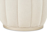 Camellia Field Caramel Round Accent Bench from Michael Amini - Luna Furniture