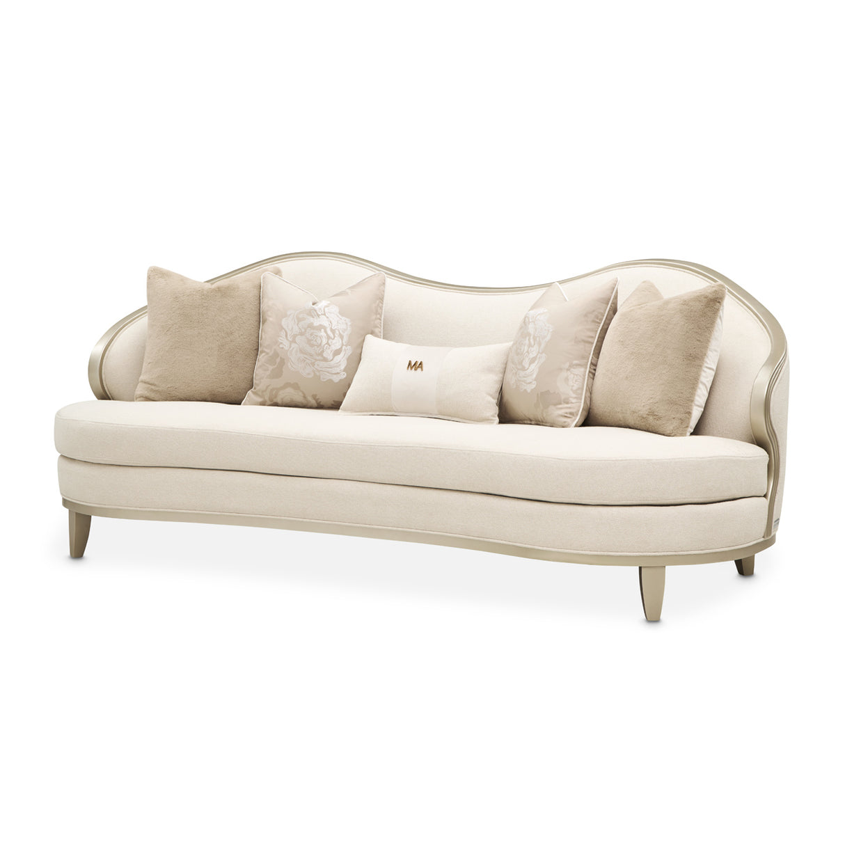 Camellia Field Caramel Sofa from Michael Amini - Luna Furniture