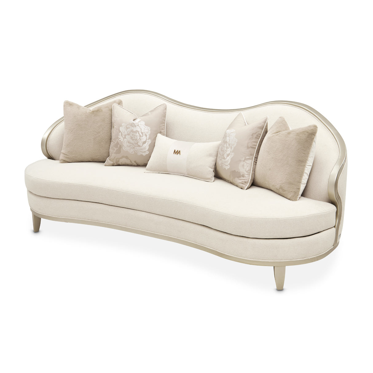 Camellia Field Caramel Sofa from Michael Amini - Luna Furniture