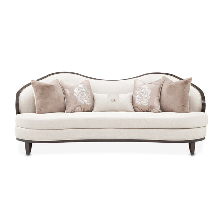 Camellia Field Pecan Warm Pecan Camellia Field Sofa Linen Warm Pecan from Michael Amini - Luna Furniture
