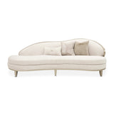 Camellia Field Caramel Asymmetrical Sofa from Michael Amini - Luna Furniture