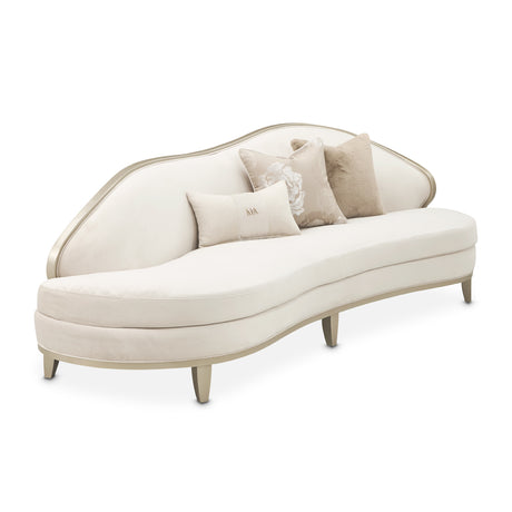 Camellia Field Caramel Asymmetrical Sofa from Michael Amini - Luna Furniture