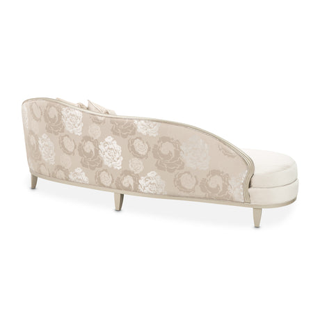 Camellia Field Caramel Asymmetrical Sofa from Michael Amini - Luna Furniture