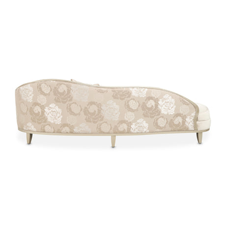 Camellia Field Caramel Asymmetrical Sofa from Michael Amini - Luna Furniture