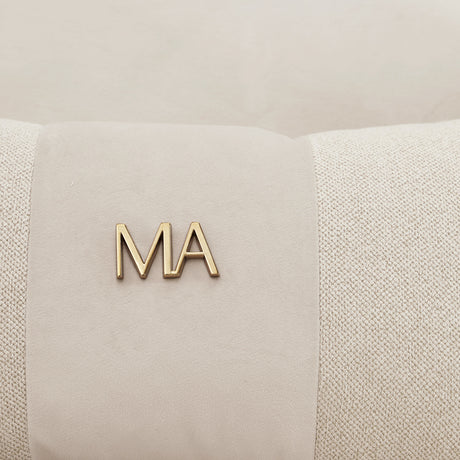 Camellia Field Caramel Asymmetrical Sofa from Michael Amini - Luna Furniture