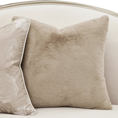 Camellia Field Caramel Asymmetrical Sofa from Michael Amini - Luna Furniture