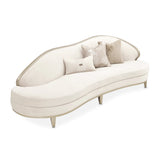 Camellia Field Caramel Asymmetrical Sofa from Michael Amini - Luna Furniture