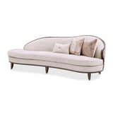 Camellia Field Pecan Warm Pecan Asymmetrical Sofa from Michael Amini - Luna Furniture