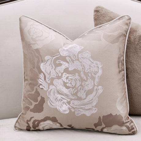 Camellia Field Pecan Warm Pecan Asymmetrical Sofa from Michael Amini - Luna Furniture