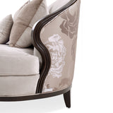 Camellia Field Pecan Warm Pecan Asymmetrical Sofa from Michael Amini - Luna Furniture