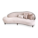 Camellia Field Pecan Warm Pecan Asymmetrical Sofa from Michael Amini - Luna Furniture