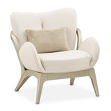 Camellia Field Caramel Camellia Field Accent Chair Ivory Caramel from Michael Amini - Luna Furniture