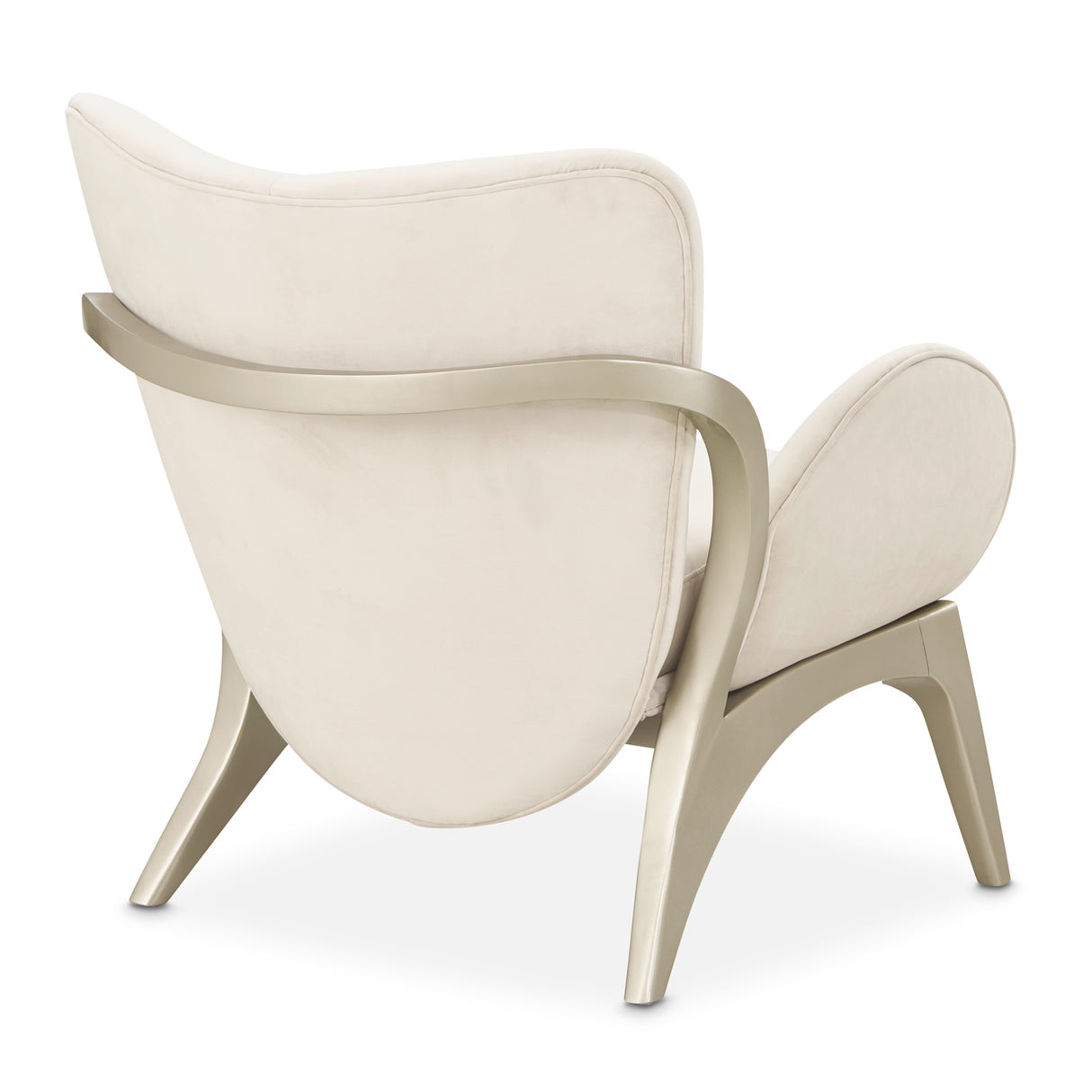 Camellia Field Caramel Camellia Field Accent Chair Ivory Caramel from Michael Amini - Luna Furniture