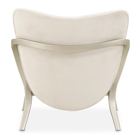 Camellia Field Caramel Camellia Field Accent Chair Ivory Caramel from Michael Amini - Luna Furniture
