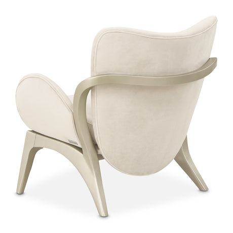 Camellia Field Caramel Camellia Field Accent Chair Ivory Caramel from Michael Amini - Luna Furniture