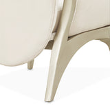 Camellia Field Caramel Camellia Field Accent Chair Ivory Caramel from Michael Amini - Luna Furniture