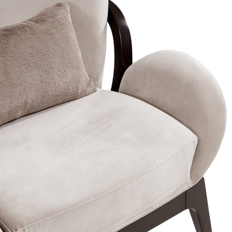 Camellia Field Pecan Warm Pecan Camellia Field Accent Chair Porchini Warm Pecan from Michael Amini - Luna Furniture