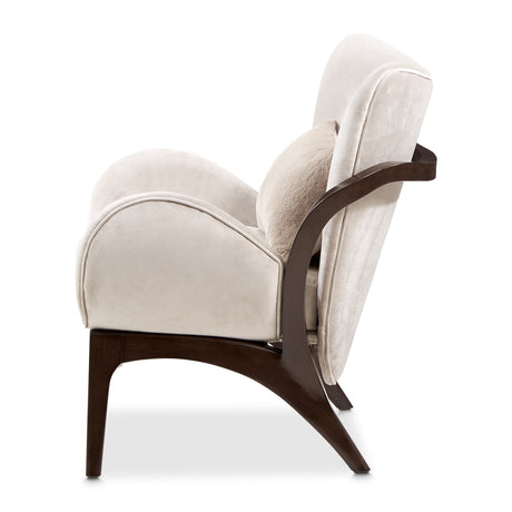 Camellia Field Pecan Warm Pecan Camellia Field Accent Chair Porchini Warm Pecan from Michael Amini - Luna Furniture