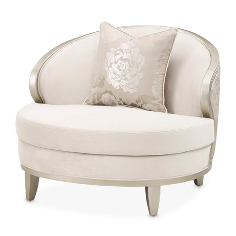 Camellia Field Caramel Camellia Field Matching Chair Cornsilk Caramel from Michael Amini - Luna Furniture