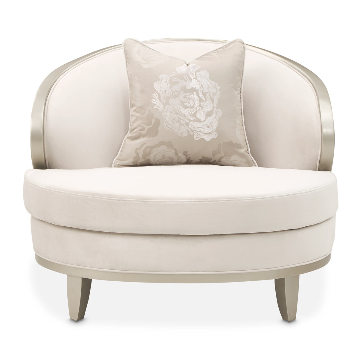 Camellia Field Caramel Camellia Field Matching Chair Cornsilk Caramel from Michael Amini - Luna Furniture