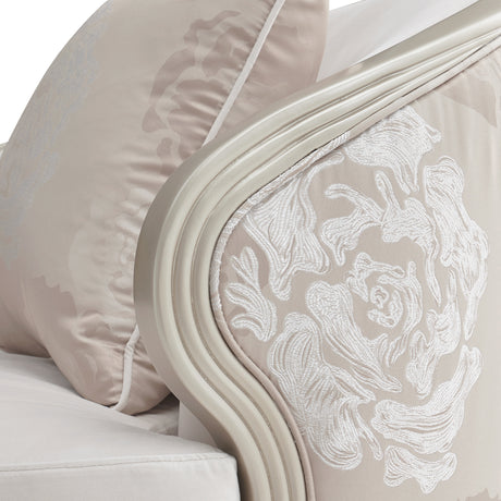 Camellia Field Caramel Camellia Field Matching Chair Cornsilk Caramel from Michael Amini - Luna Furniture