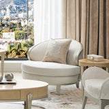 Camellia Field Caramel Camellia Field Matching Chair Cornsilk Caramel from Michael Amini - Luna Furniture