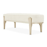 Camellia Field Caramel Accent Bench from Michael Amini - Luna Furniture