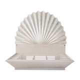 Fantosini Silver Leaf Eastern King Fan Bed from Michael Amini - Luna Furniture