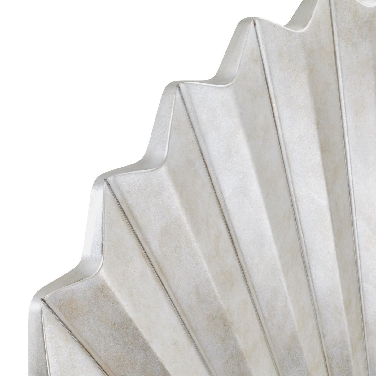 Fantosini Silver Leaf Eastern King Fan Bed from Michael Amini - Luna Furniture