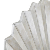 Fantosini Silver Leaf Eastern King Fan Bed from Michael Amini - Luna Furniture