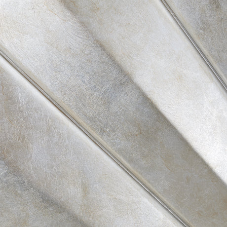 Fantosini Silver Leaf Eastern King Fan Bed from Michael Amini - Luna Furniture