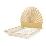 Fantosini Gold Gold Leaf Eastern King Fan Bed from Michael Amini - Luna Furniture