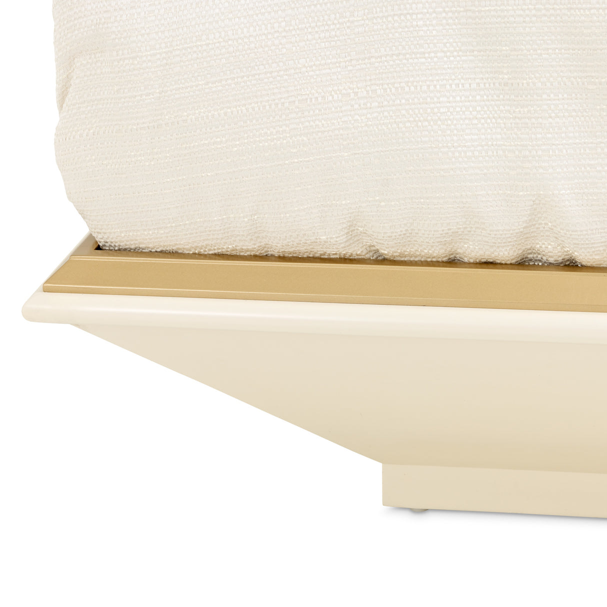 Fantosini Gold Gold Leaf Eastern King Fan Bed from Michael Amini - Luna Furniture