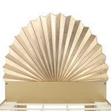 Fantosini Gold Gold Leaf Eastern King Fan Bed from Michael Amini - Luna Furniture
