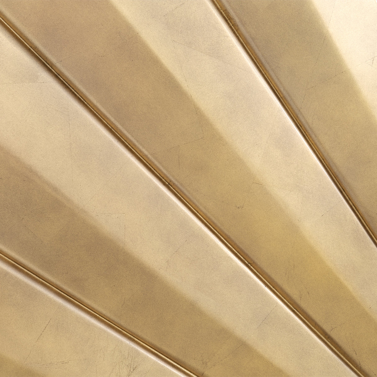 Fantosini Gold Gold Leaf Eastern King Fan Bed from Michael Amini - Luna Furniture
