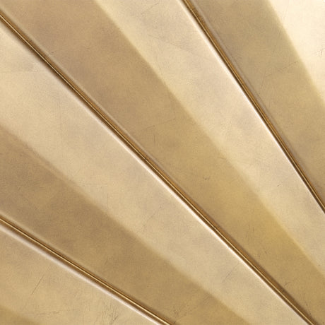 Fantosini Gold Gold Leaf Eastern King Fan Bed from Michael Amini - Luna Furniture