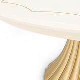 Fantosini Gold Creamy Pearl Round Dining Table from Michael Amini - Luna Furniture
