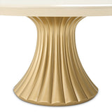 Fantosini Gold Creamy Pearl Round Dining Table from Michael Amini - Luna Furniture