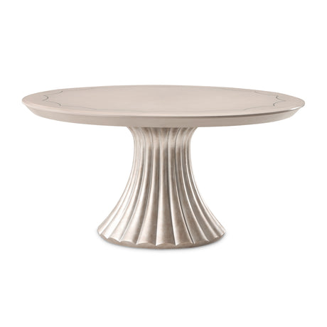 Fantosini Silver Mist Round Dining Table from Michael Amini - Luna Furniture