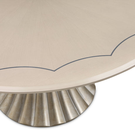 Fantosini Silver Mist Round Dining Table from Michael Amini - Luna Furniture