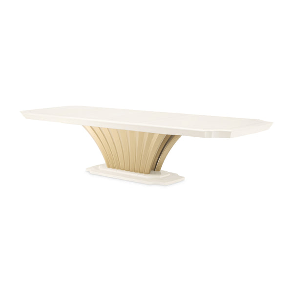 Fantosini Gold Creamy Pearl Pedestal Dining Table