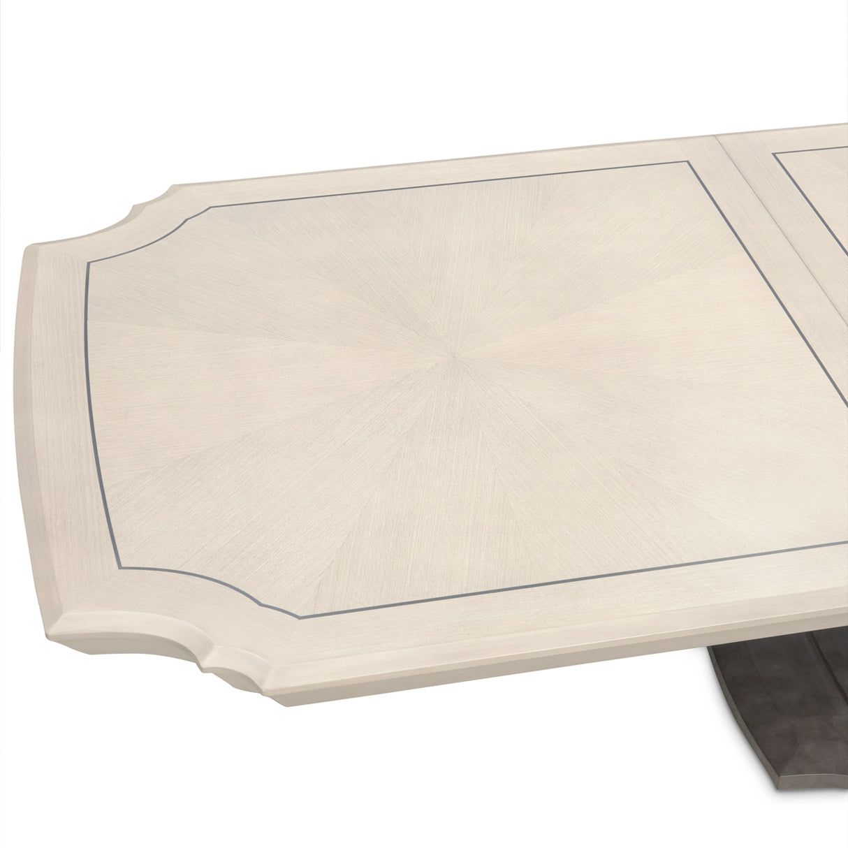 Fantosini Silver Mist Pedestal Dining Table from Michael Amini - Luna Furniture