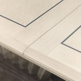 Fantosini Silver Mist Pedestal Dining Table from Michael Amini - Luna Furniture